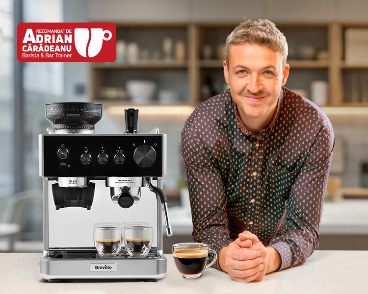 Adrian Cărădeanu recomandă espressorul Barista Classic