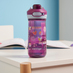 Sticlă de apă pentru copii Jessie AUTOPOP™ Grape, 420 ml, 100% etanșă Contigo
