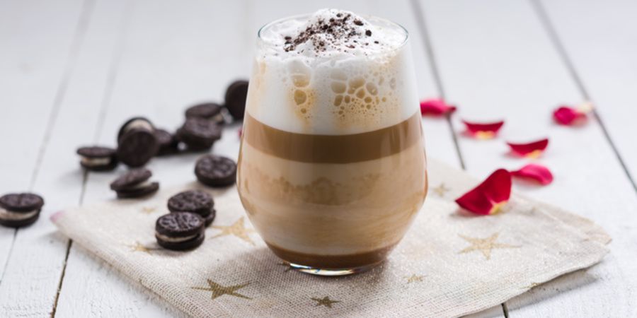 Rețetă - Caffe latte cu sos caramel