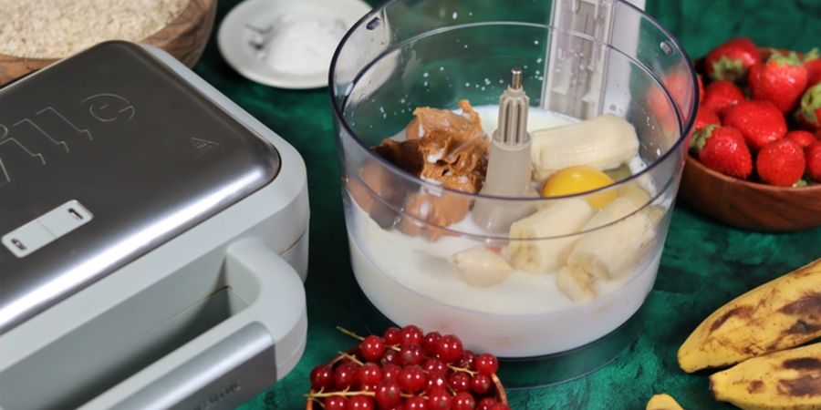 Rețetă gofre fără gluten la aparat de gofre Breville DuraCeramic by Teos Kitchen