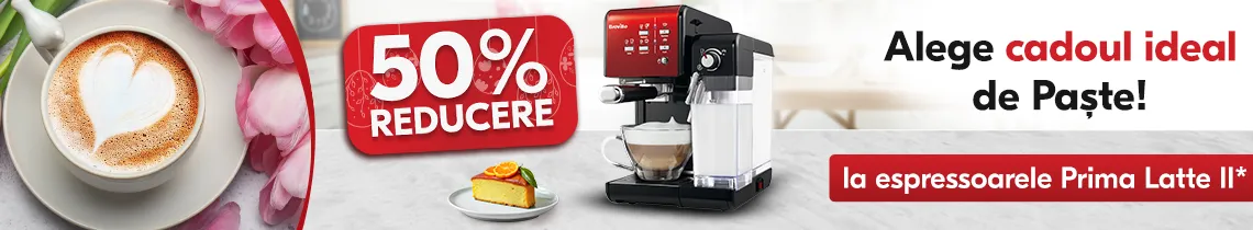 Campanie Breville 50% Reducere Espressoare