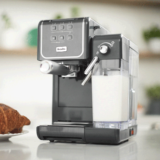 Espressor Manual Cu Lapte Prima Latte Iii Grey Breville