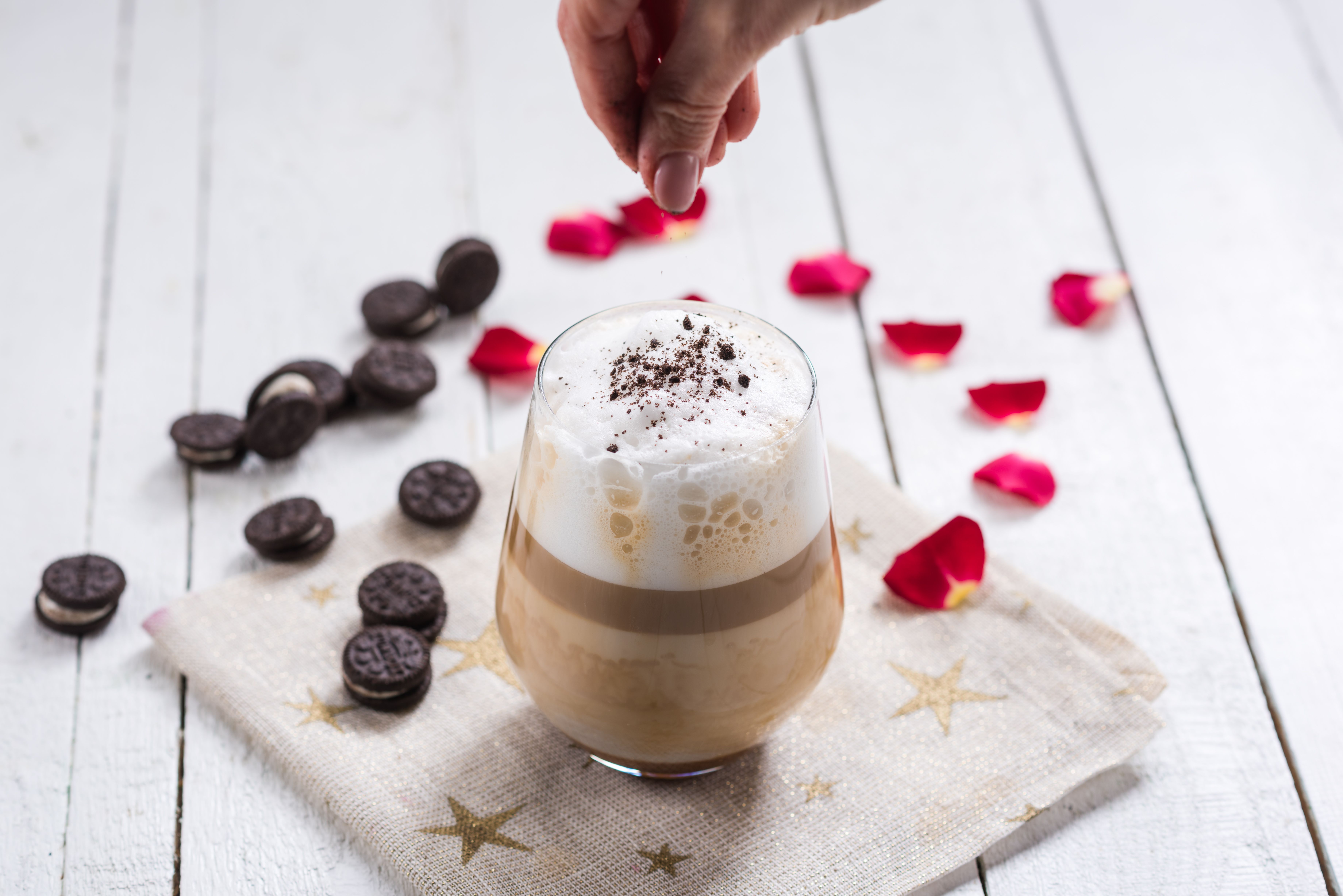 Reteta - Caffe latte cu sos caramel