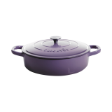 Vas de fontă emailată, 4.7L, rotund plat, lavandă