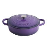 Vas de fontă emailată, 4.7L, rotund plat, lavandă