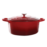 Vas de fontă emailată, 6.6L, oval înalt, roșu