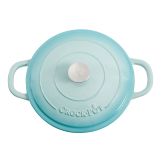 Vas de fontă emailată, 4.7L, rotund plat, bleu