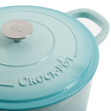 Vas de fontă emailată, 6.6L, rotund înalt, bleu