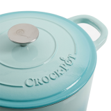 Vas de fontă emailată, 4.7L, rotund înalt, bleu