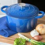 Vas de fontă emailată, 6.6L, rotund înalt, albastru