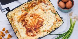 Rețetă omletă cu ciuperci și mozzarella