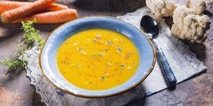 Reteta supa crema de conopida cu morcovi