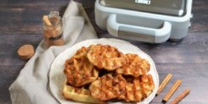 Rețetă gofre rulouri cu scorțișoară/cinnamon roll waffles la Aparat de Gofre Duraceramic Breville by Teo's Kitchen