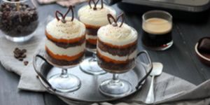 Rețetă trifle cu dovleac și cafea la espressorul Breville Bijou Barista by Laura's Sweets