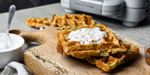 Rețetă Waffles din cartofi cu mozzarela la Aparat de Gofre Duraceramic Breville by Daniel Breda