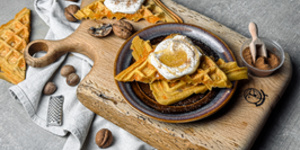 Rețetă Waffles cu morcovi la Aparat de Gofre Duraceramic Breville by Daniel Breda