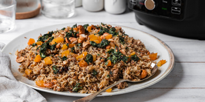 Pilaf cu miel în stil oriental