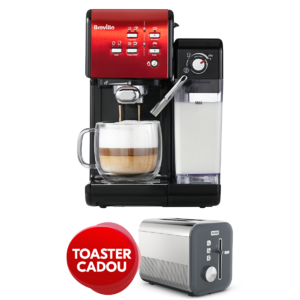 Espressor Manual cu Lapte Prima Latte II Red Breville