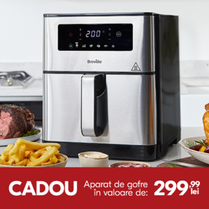 airfryer breville halo air xl pe masa