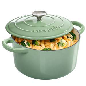 Vas de fontă emailată, 6.6L, rotund înalt, verde fistic