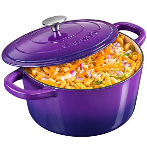 Vas de fontă emailată, 6.6L, rotund înalt, lavandă