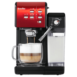 Espressor Manual cu Lapte Prima Latte II Red Breville