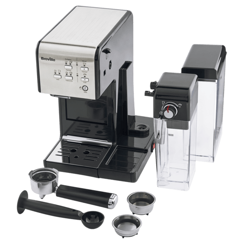 espressor prima latte 2 negru cu accesorii