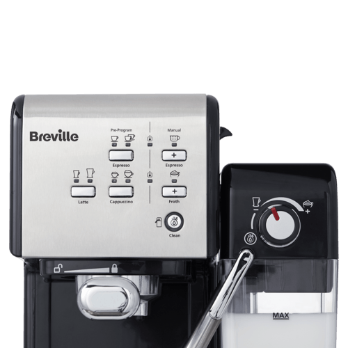 panou butoane espressor breville negru