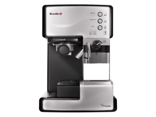espressor prima latte argintiu cu adaptor cana