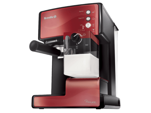 espressor prima latte red vazut de jos