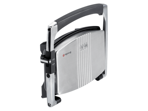 sandwich maker panini breville in pozitie verticala