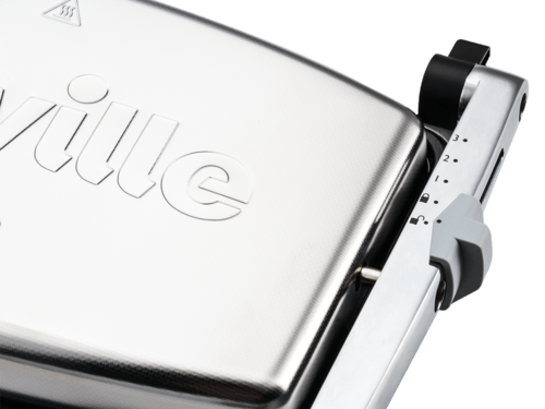 close-up panini maker duraceramic breville
