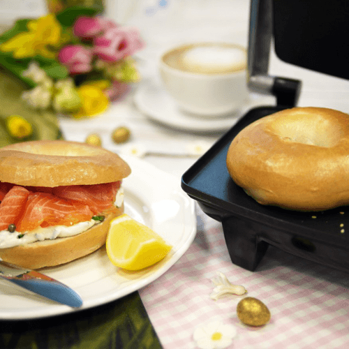 SandwichMaker Panini Large Breville, 2000W, capacitate 4 sandwichuri