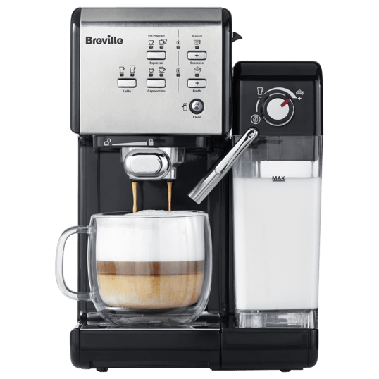 Espressor Manual cu Lapte Prima Latte II Silver Breville