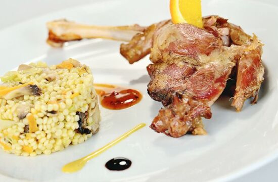 Confit de rață cu cous cous