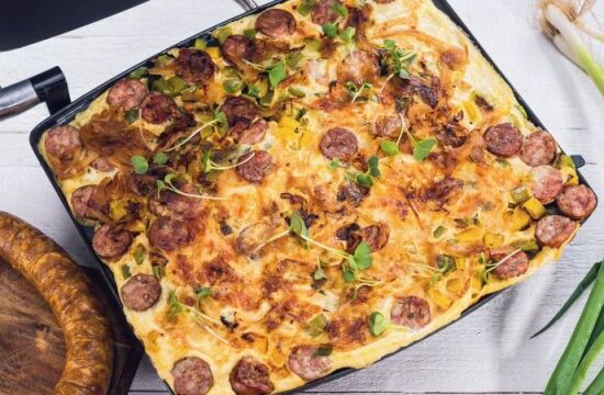 Rețetă omletă cu cârnați