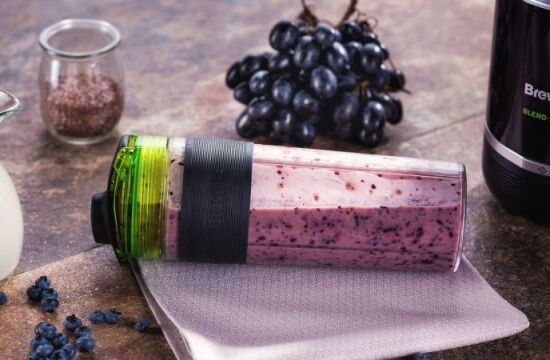 Reteta smoothie energizant cu struguri negri, made by Carmen Bruma