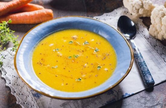 Reteta supa crema de conopida cu morcovi