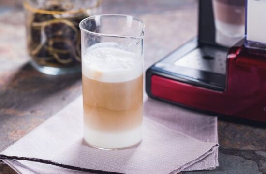 Rețetă Caffe Latte cu sirop de vanilie