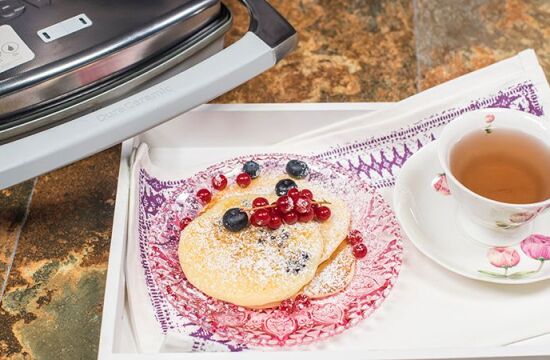 Rețetă pancakes cu afine și merișoare