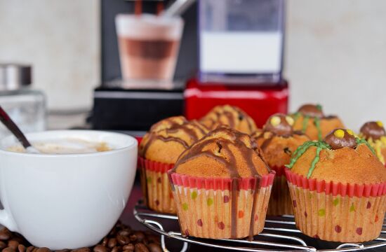 Rețetă brioșe cu cafea preparată la espressorul Prima Latte by Dulciuri fel de fel