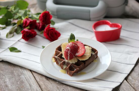 Rețetă Vafe cu rom și căpșuni by Laura's Sweets la Waffle Maker DuraCeramic
