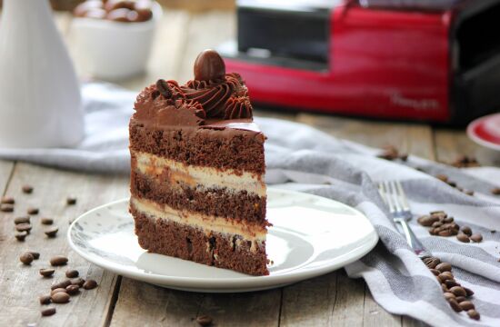 Rețetă tort cu cafea, cremă de ricotta și piure de castane by Laura's Sweets