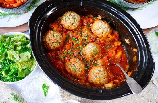 Chifteluțe de legume cu rozmarin la Slow Cooker 5.6L Digital TimeSelect Crock-Pot