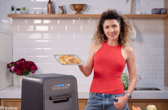 Rețetă fitness by Carmen Brumă la Breville Air Fryer: Crochete de pui cu fulgi de porumb și semințe de cânepă, fără ulei, fără gluten