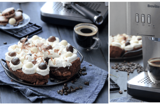 Rețetă tartă cu lapte condensat și cafea preparată la espressorul Breville Bijou Barista by Laura's Sweets