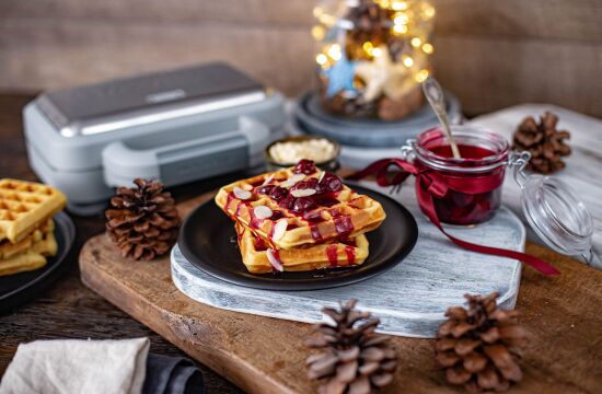 Rețetă waffles cu gust de portocale la aparatul pentru gofre Breville DuraCeramic by Ciocolată și Vanilie