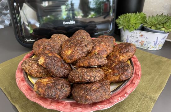 Rețetă pârjoale de curcan la Air Fryer by Gabriela Dima