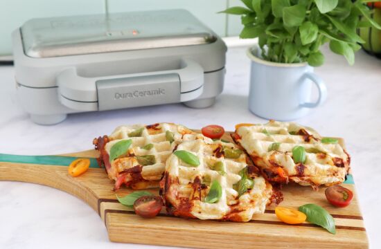 Rețetă Pizza Waffles la aparatul de gofre Breville DuraCeramic by Taste Bazaar