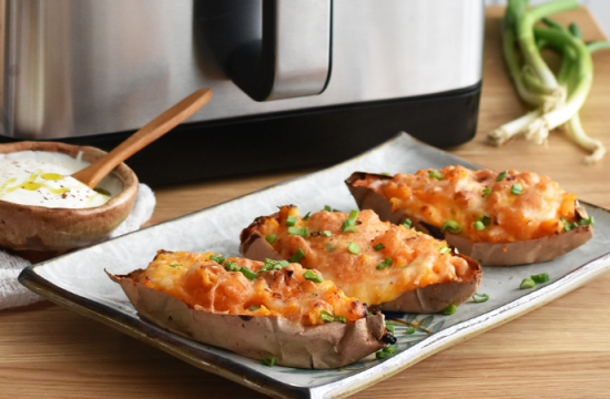 Rețetă cartofi umpluți la airfryer Halo Air, XL, Breville by Corina Ureche